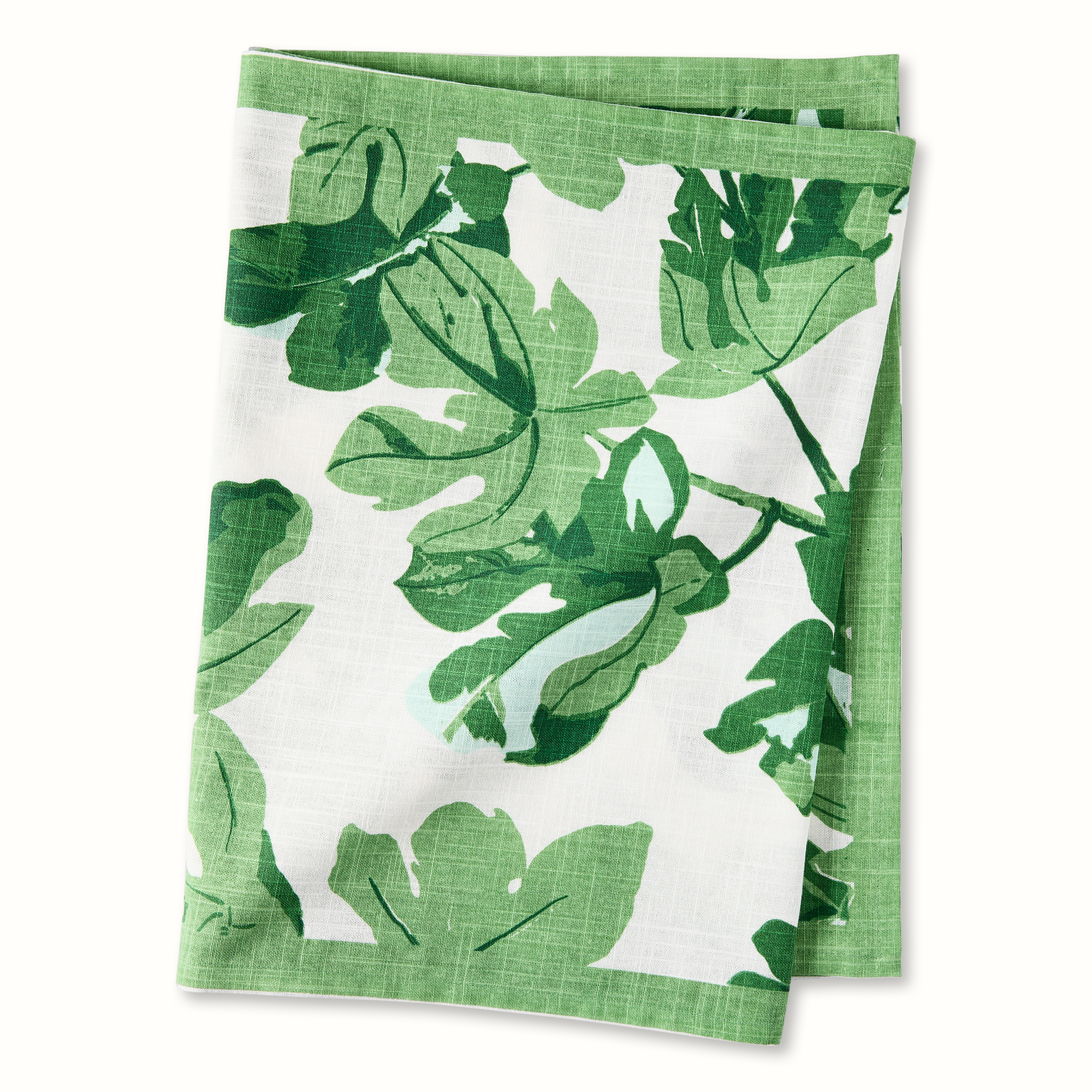 Peter Dunham + Hudson Grace Green Fig Leaf Printed Runner