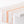 Orange-and-white printed runner rug with orange border and geometric motifs