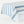 Peter Dunham + Hudson Grace Blue Fez Stripe Printed Tablecloth