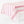 Pink and white stripe printed tablecloth with ornate border