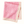 Pink jaali printed napkin with orange border and geometric corner design