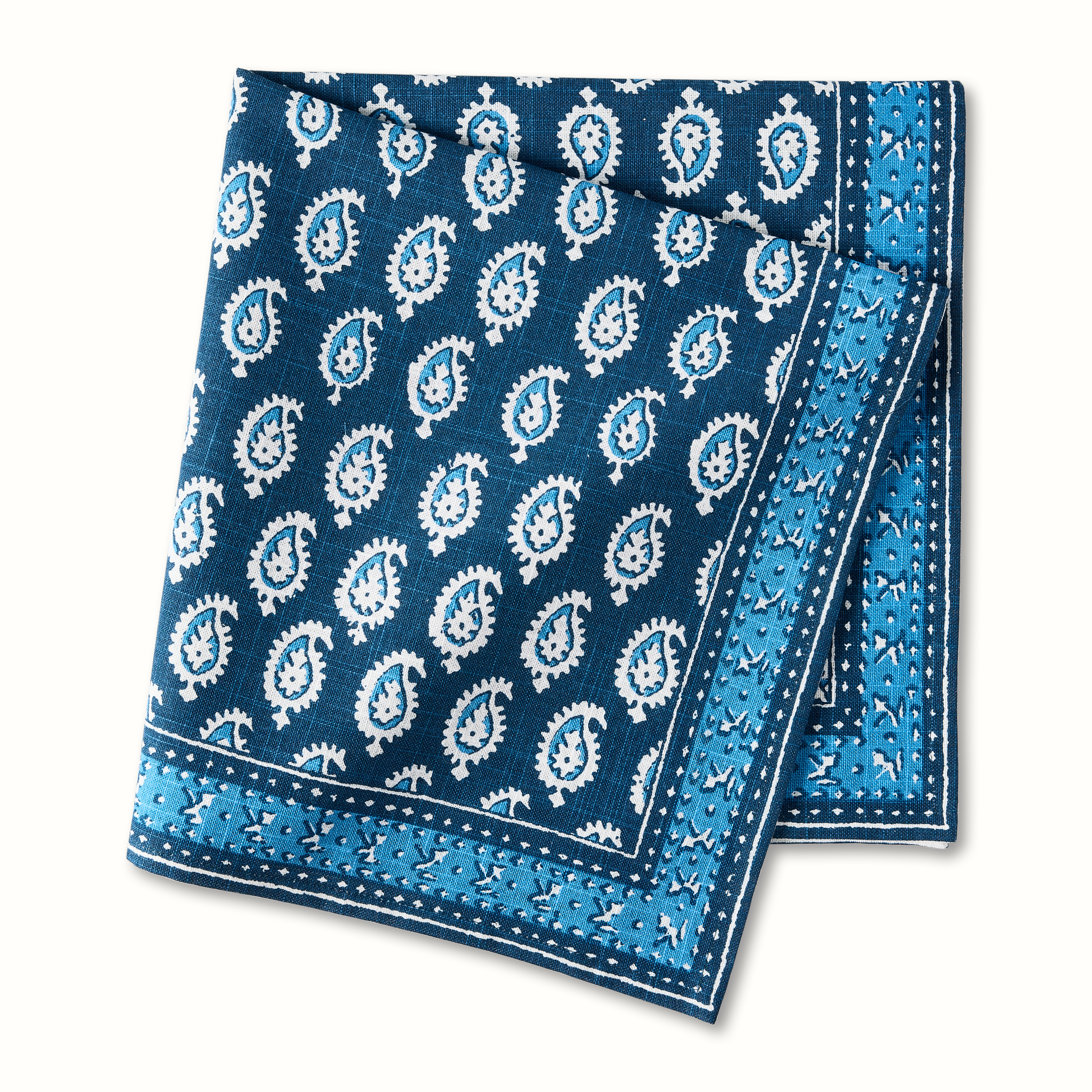 Peter Dunham + Hudson Grace Blue Janpath Printed Napkin