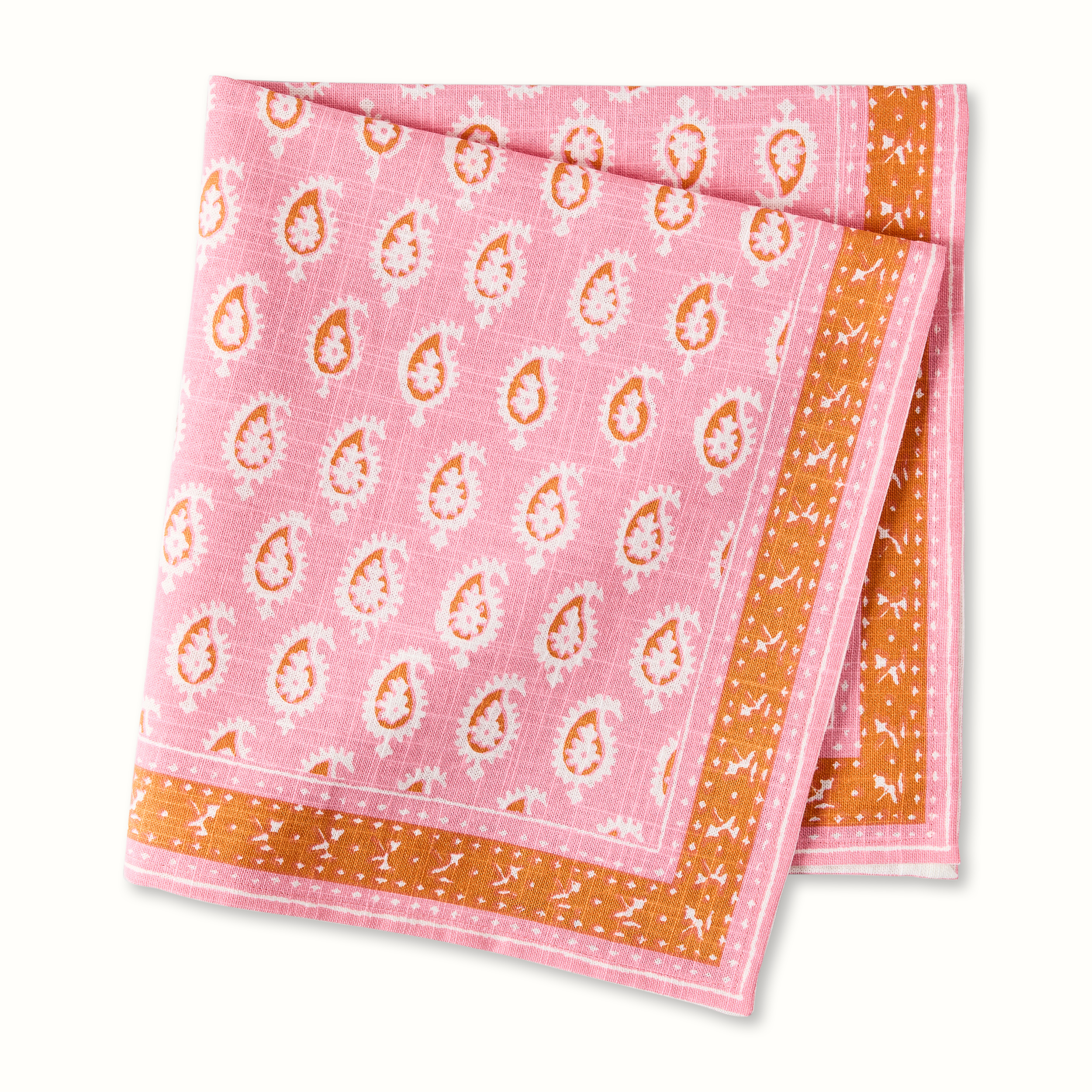 Peter Dunham + Hudson Grace Pink Janpath Printed Napkin