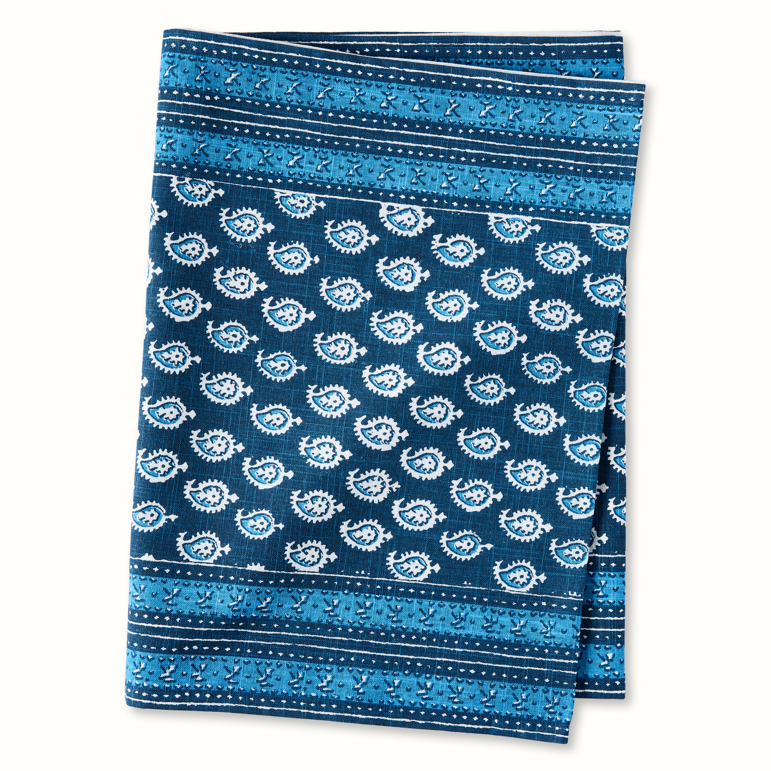 Peter Dunham + Hudson Grace Blue Janpath Printed Runner