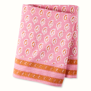 Pre-Order Peter Dunham + Hudson Grace Pink Janpath Printed Tablecloth