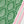 Green jaali printed runner with white motifs and pink border trim