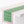 Green patterned runner corner with pink-and-white border, decorative jaali motif