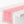 Pink printed runner rug with orange border and corner jaali pattern