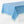 Blue jaali printed tablecloth with white geometric motifs and green-striped border
