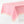 Pink jaali printed tablecloth with orange and white border, rectangular drape