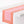 Pink printed runner with orange border and geometric motifs along the edge