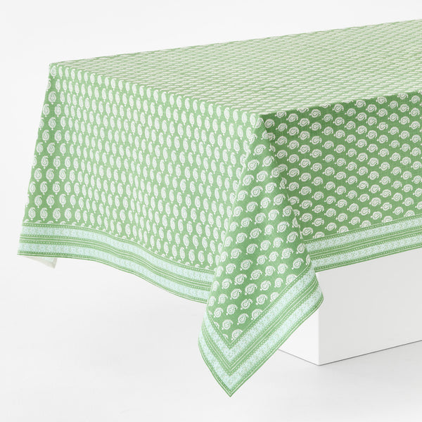 Peter Dunham + Hudson Grace Green Janpath Printed Tablecloth