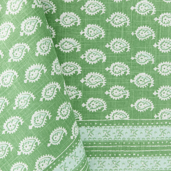 Peter Dunham + Hudson Grace Green Janpath Printed Tablecloth