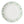 Dinner plate with green hand-painted hexagon floral border