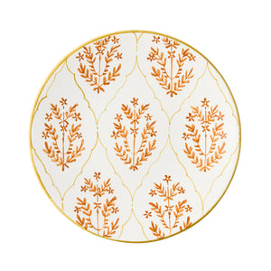 Peter Dunham + Hudson Grace Spice Orange Jaali Salad Plate