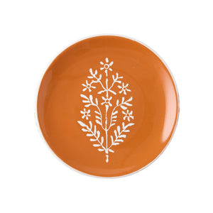Peter Dunham + Hudson Grace Spice Orange Jaali Appetizer Plate
