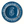 Indigo blue appetizer plate with centered white coral-like motif and radial blue border