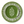 Olive green appetizer plate with white tree branch design, centered on ridged outer ring