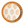 Orange jaali salad plate with white center, orange tree motif, and rays border
