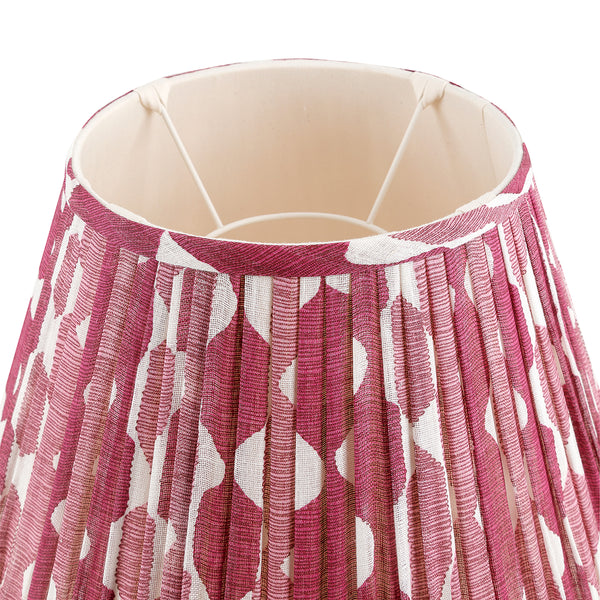Fermoie Lampshade in Red Whittle
