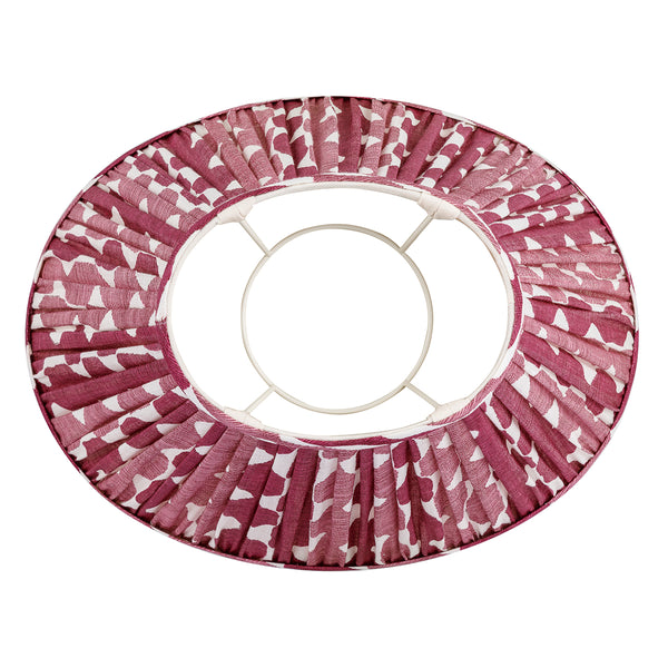 Fermoie Lampshade in Red Whittle