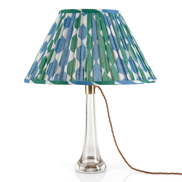 Fermoie Lampshade in Blue and Green Whittle