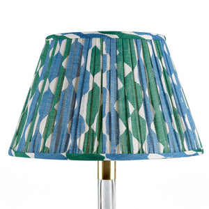 Fermoie Lampshade in Blue and Green Whittle