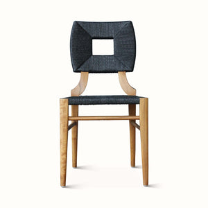 Indoor/Outdoor How to Marry a Millionaire Dining Chair in Charcoal