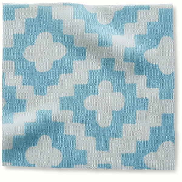 Peter Dunham Textiles Outdoor Peterazzi in Pale Indigo Pillow