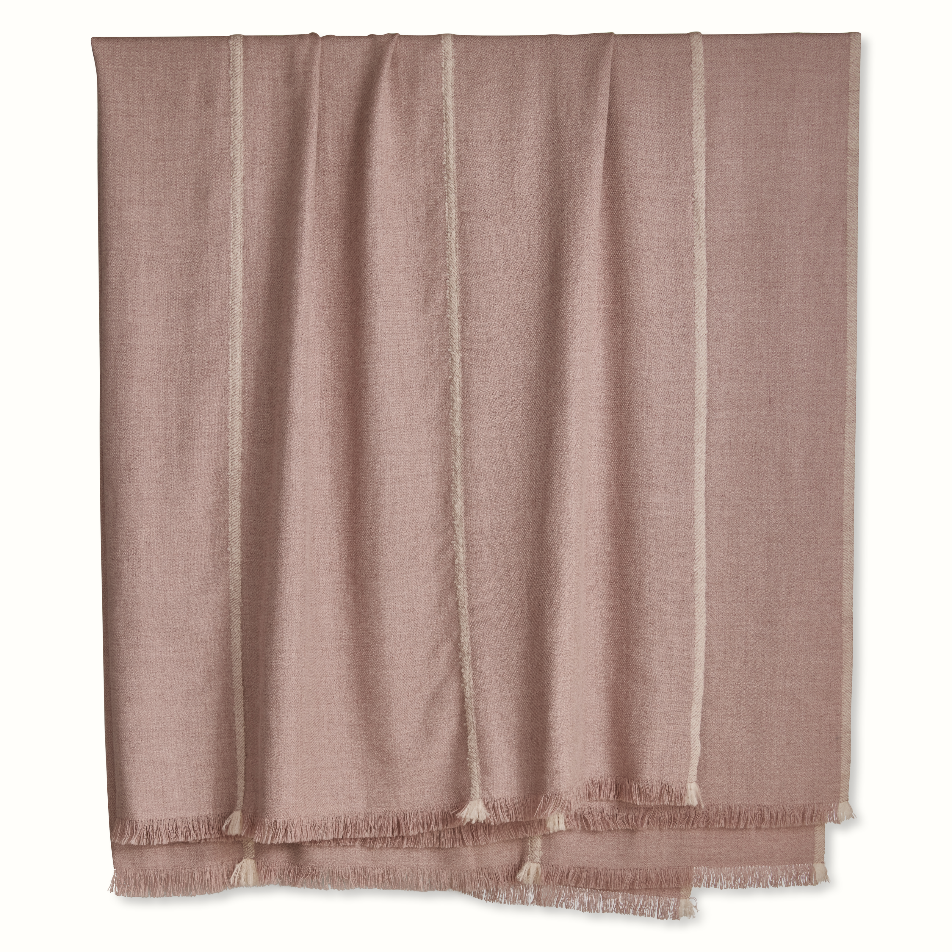 Barragan in Pink Alpaca Bedcover and Throw