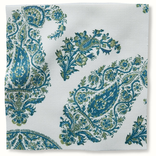Peter Dunham Textiles Outdoor Samarkand in Blue/Green Pillow