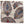 Peter Dunham Textiles pillow cover in cream with red and blue ornate paisley medallion print