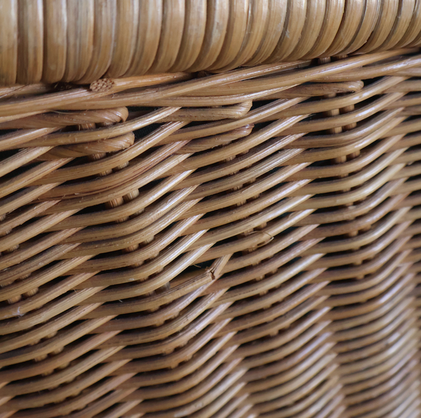 Pair of 1970s Italian Wicker Chairs