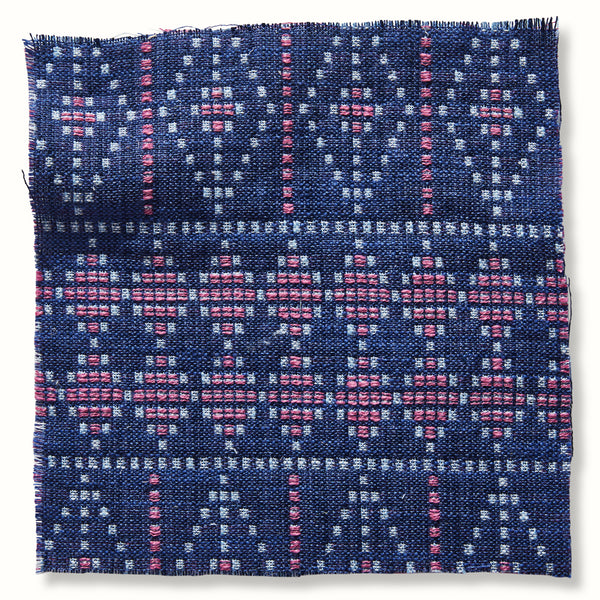Peter Dunham Textiles Outdoor Souk in Blue/Pink Pillow