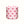 Indoor/Outdoor Pouf in Peter Dunham Textiles Starburst Raspberry/Pink