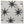 Charcoal starburst pattern on light woven decorative pillow cover