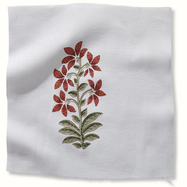 Peter Dunham Textiles Udaipur in Red Pillow