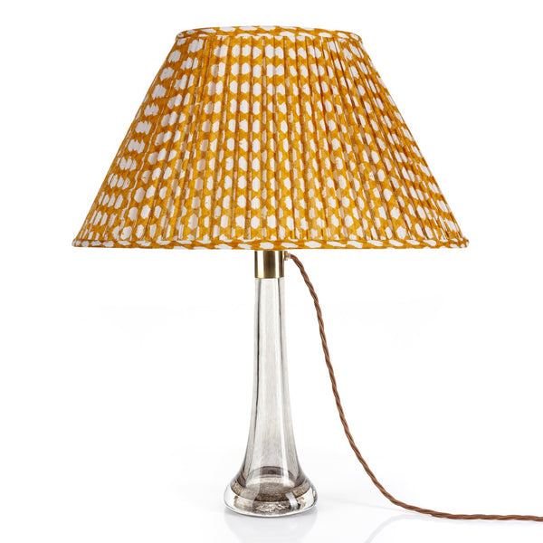 Fermoie Lampshade in Yellow Wicker