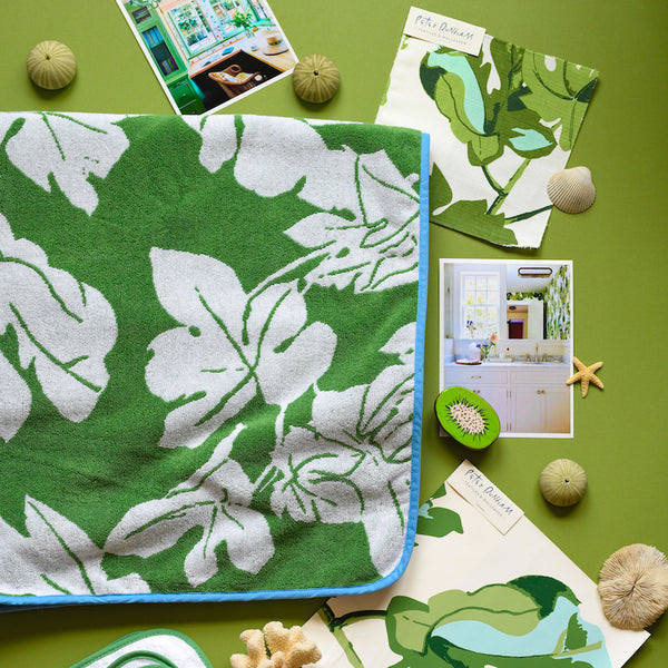 Fig Leaf Beach Towel - Weezie x Peter Dunham