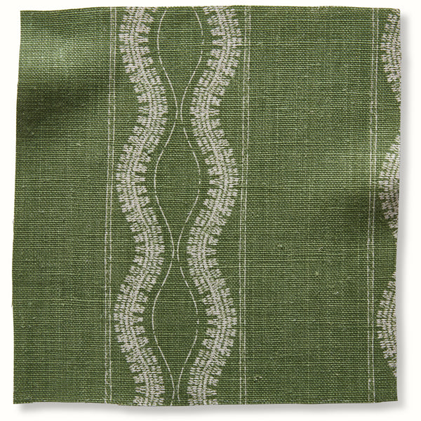 Peter Dunham Textiles Zanzibar in Green Pillow