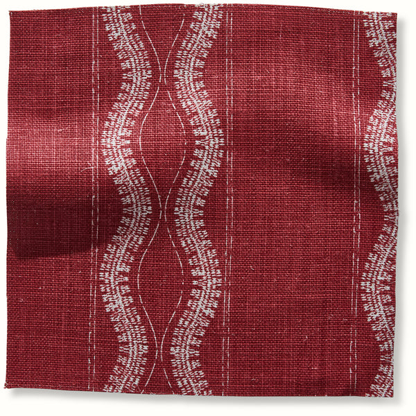 Peter Dunham Textiles Zanzibar in Red Pillow