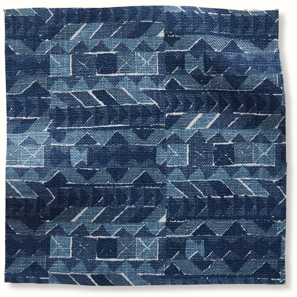 Peter Dunham Textiles Zaya in Blue/Blue Pillow