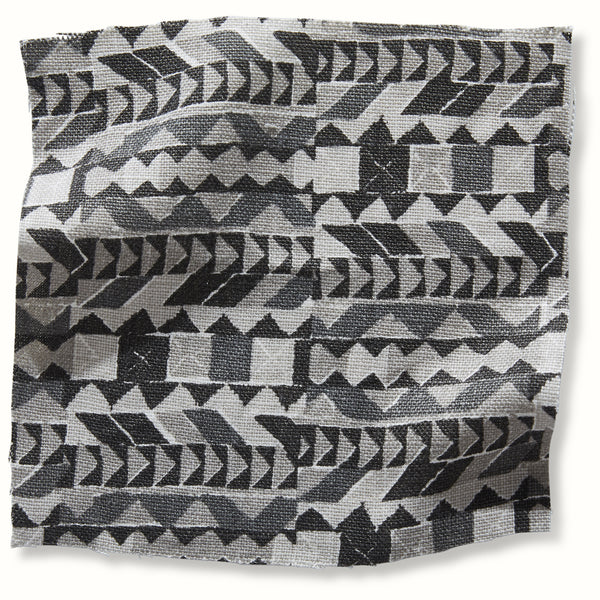 Peter Dunham Textiles Zaya in Charcoal/Gray Pillow