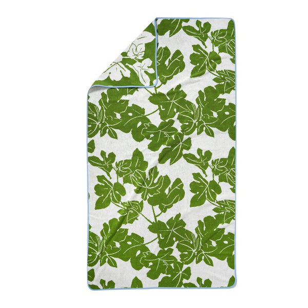 Fig Leaf Beach Towel - Weezie x Peter Dunham