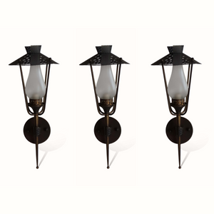 Brass Sconces by Maison Lunel, Sold Individually.