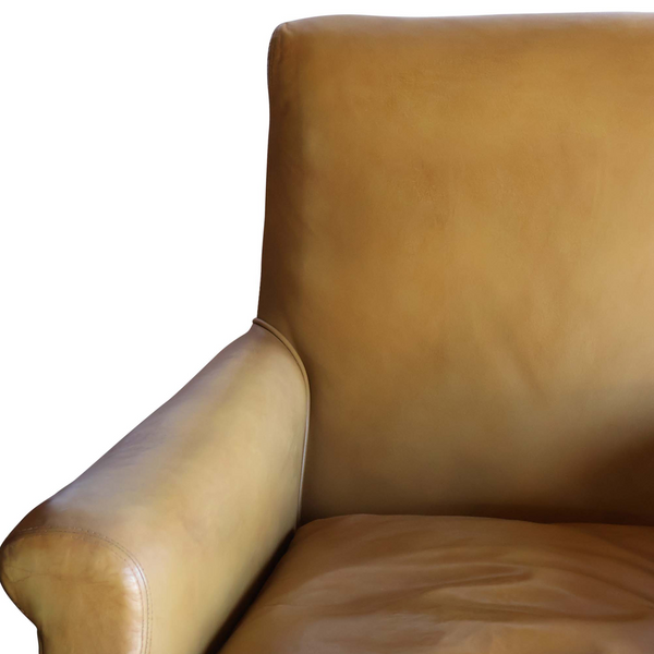 Pair of Early 20th Century Leather Armchairs