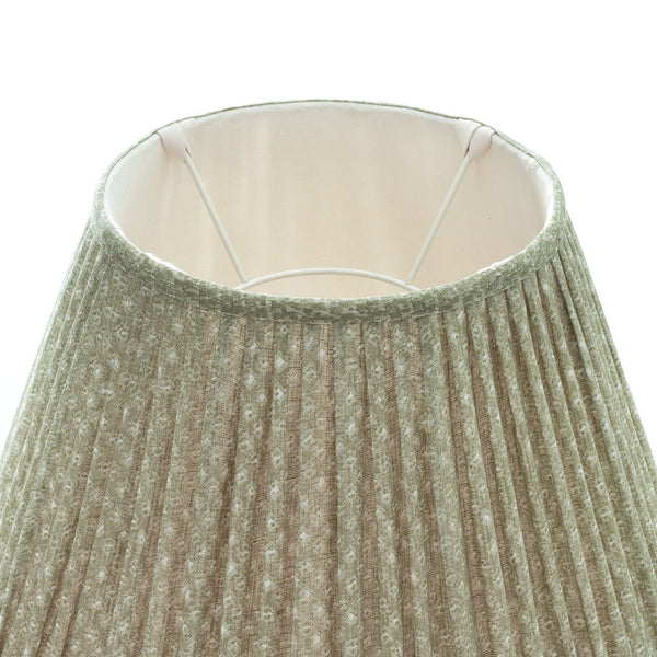 Fermoie Lampshade in Green Figured