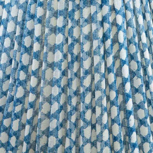 Fermoie Lampshade in Blue Wicker