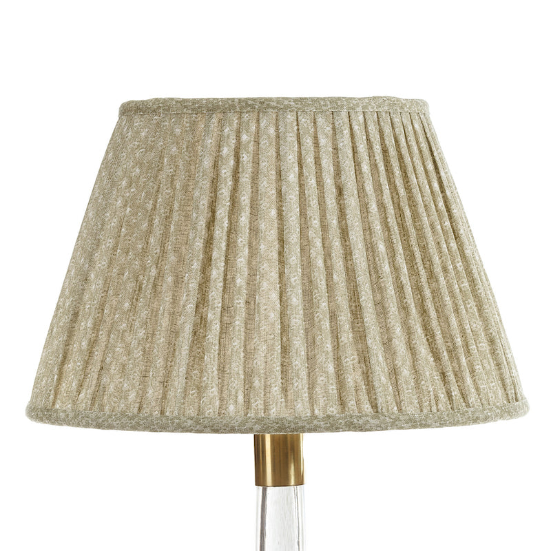 Fermoie Lampshade in Green Figured