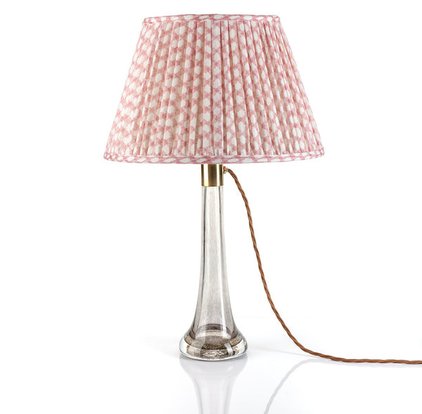 Fermoie Lampshade in Pink Wicker